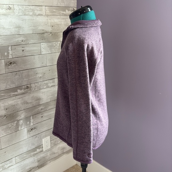 SUNICE Purple Quarter Zip Up Sweater - Picture 3 of 7